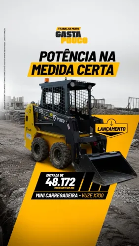 Mini carregadeira kubota (BobCat)