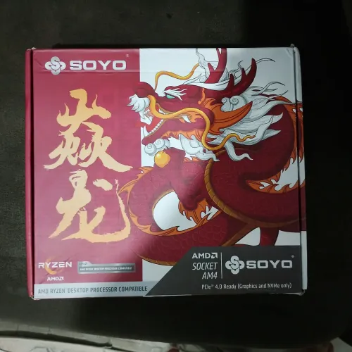 Placa mãe soyo B550m branca