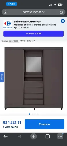 GUARDA ROUPA LACRADO