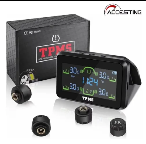 Sensor tpms pressão e temperatura de pneus