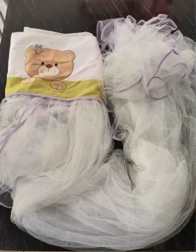 Protetor Mosquiteiro berço americano menina