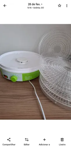 Desidratador De Alimentos Ariete B-dry 5 Bandejas 245w 220v