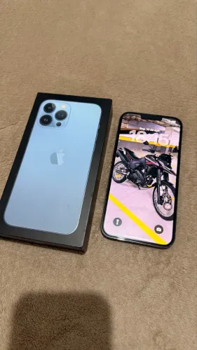iPhone 13 Pro Max 256 79%bateria troco por aparelho Android