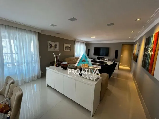 Apartamento com 3 dormitórios à venda, 177 m² - Campestre - Santo André/SP