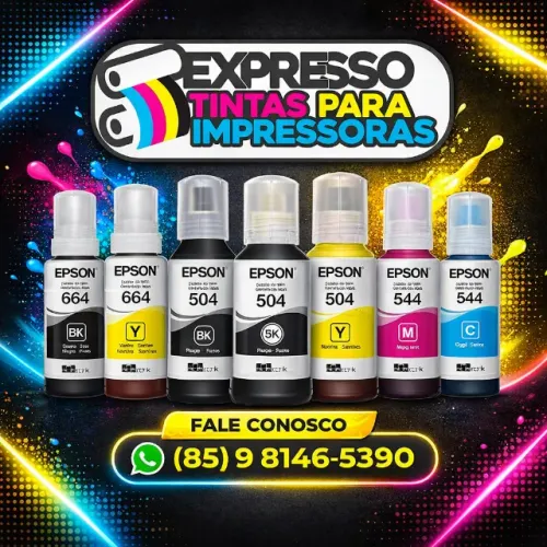 Tinta Epson 504 544 664 Em Pomoção