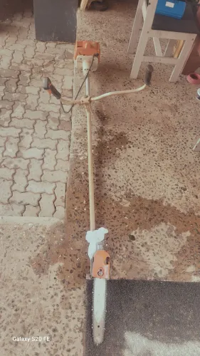 Roçadeira sthil 290 original 3 em um d, roça com nylon ou lâmina, e sabre de motosse