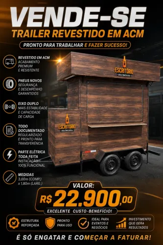 Trailer food truck