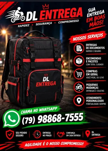 Pensou em entrega chama DL