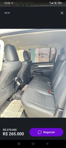 Toyota Hilux CD SRX 4X4 2.8 TDI 16V Diesel Aut. 2023