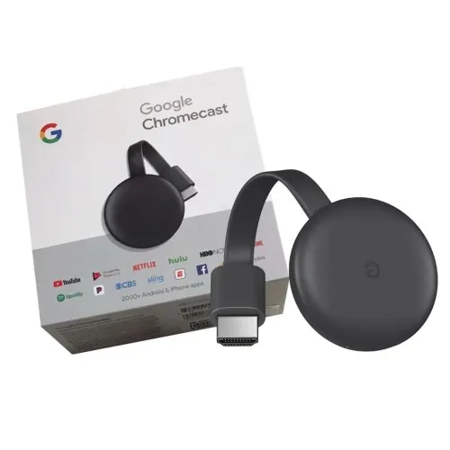 Chromecast 3 Google, Full HD, Wi-Fi e HDMI