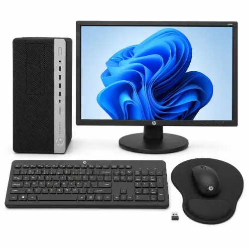 Kit HP ProDesk 600 G4 i5 8ª geração 16GB SSD 512GB Monitor HP 20"