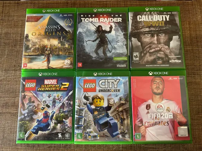 Kit Jogos Xbox One Detalhe Descrição 
