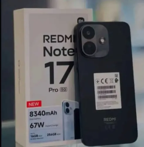 XIAOMI REDMI NOTE 17 PRO -256GB/8RAM (5G) NFC (NOVO GLOBAL)