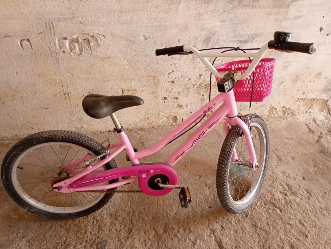 Bicicleta infantil aro 20 rosa