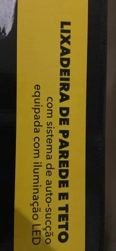 Lixadeira de parede e teto