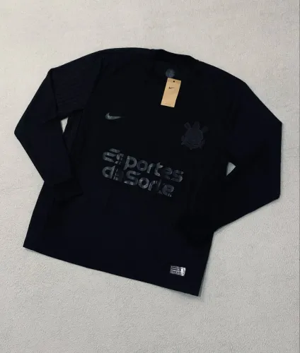 Camisa Manga Longa Corinthians All Black - Temporada 24/25