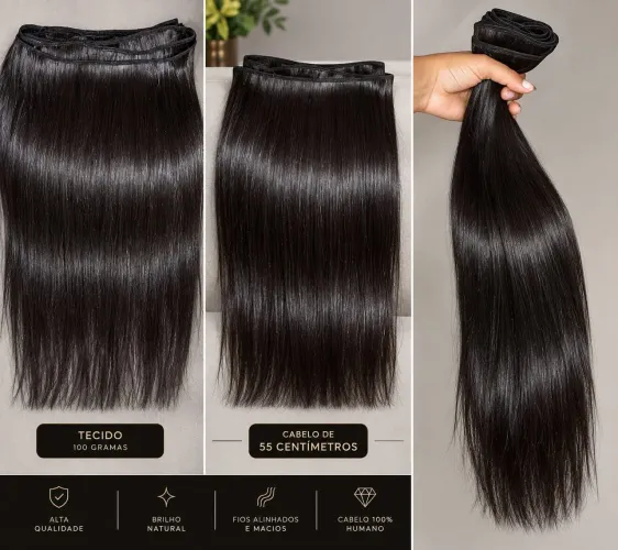 Vendo cabelo humano tecido.