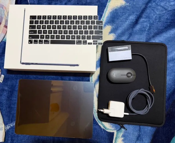 Macbook Air M2 512gb ssd 24gb ram + acessórios