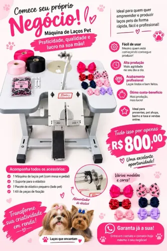 Máquina de fazer laços