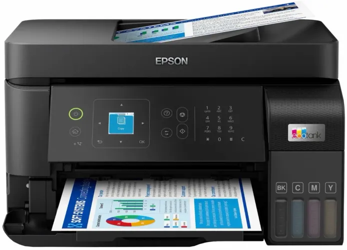 Impressora Multifuncional Epson Ecotank L5590 - Tanque de Tinta Colorida USB Wi-Fi ADF