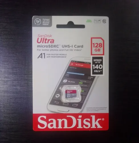 20x Cartão de Memória SanDisk Ultra 128GB A1 Original Lacrado