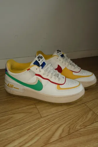nike air force 1 low shadow summit white neptune green