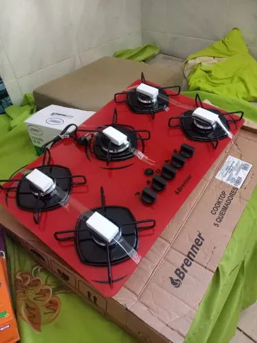 Fogão cooktop 5 bocas