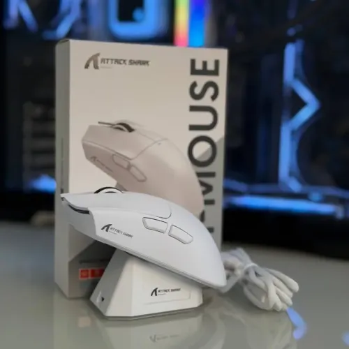 Mouse Gamer Attack shark 22.000 de Dpi novo na caixa