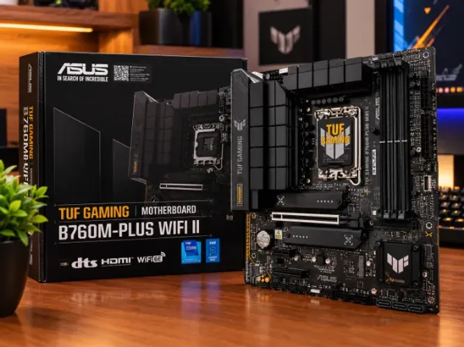 PLACA MÃE ASUS B760M-PLUS WIFI II DDR5 **NOVA** ---> VENDO OU TROCO