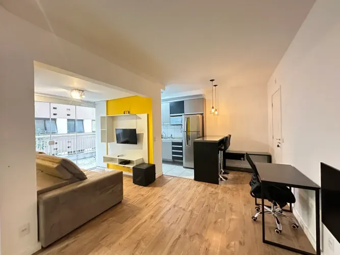 Apartamento para locação com 50m2 Studio Garden - 1 vaga de garagem - Bela Vista São Paulo