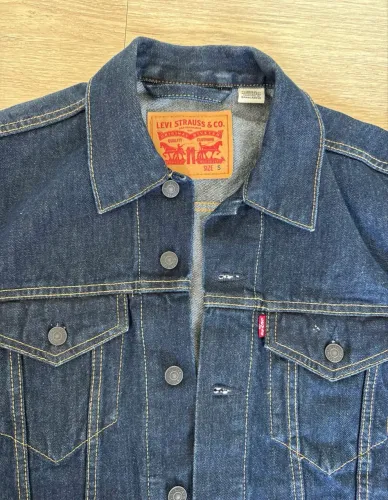 jaqueta jeans levis trucker masculina p