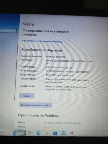 Notebook positivo 
