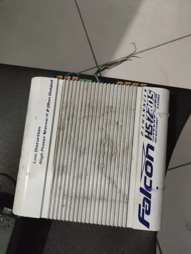 Módulo Falcon 720s de 980 w dois ohms e dois canais funcionando certinho