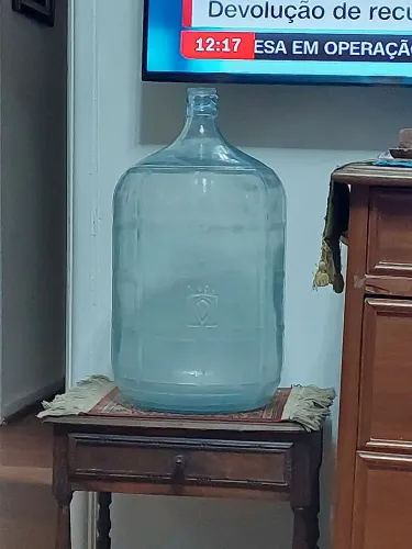GARRAFÃO ANTIGO DE VIDRO INDAIA
