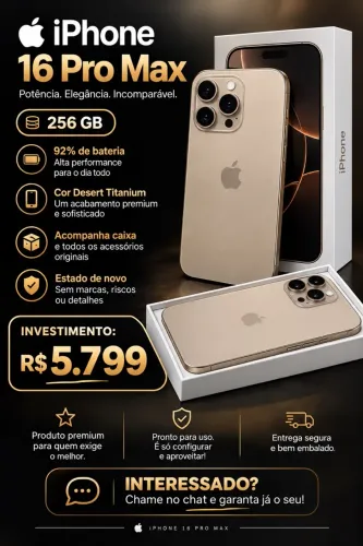 iPhone 16 Pro Max 256 GB Desert