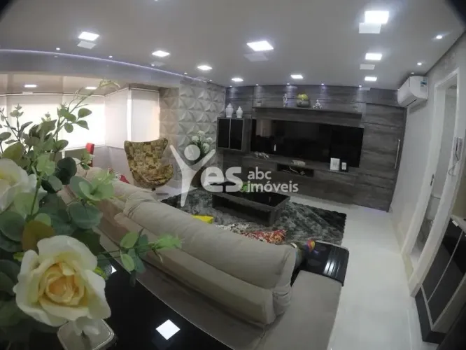 Apartamento 128m² com Varanda Gourmet e Lazer Completo em Santo André - Venda REF: 18371
