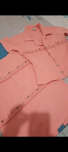 CONJUNTO Evangélico Cor Samon tamanho G