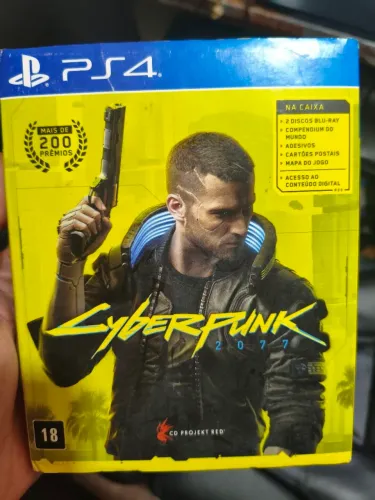 Jogo Cyberpunk PS4 kit com mapa