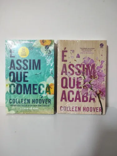 Kit 2 livros lacrados da Colleen Hoover - É assim que começa | É assim que acaba