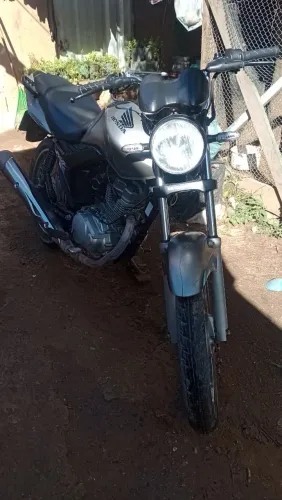 Moto cg Honda prata 2010