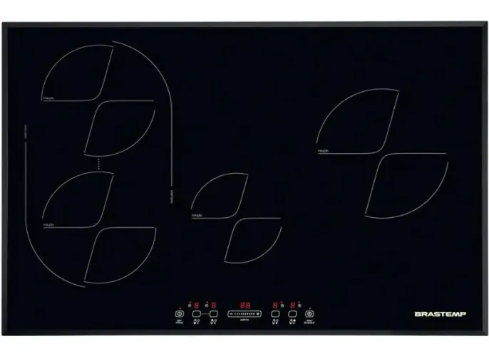 Fogão de indução da Brastemp