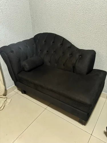 Sofá divã chaise namoradeira