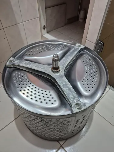 Conjunto cesto inox com mancal lavadora Midea LFA11B1 