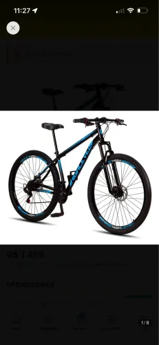 Bicicleta Aro 29 Aço Carbono Freios Disco Suspensão 21v