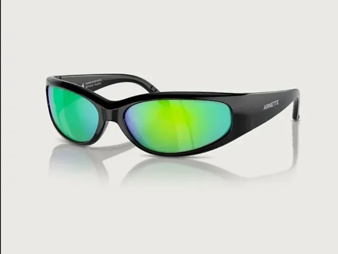 Óculos Arnette Catfish x Girl Skateboards Black/Green espelhado