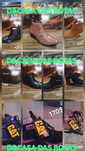 Botas de couro 
