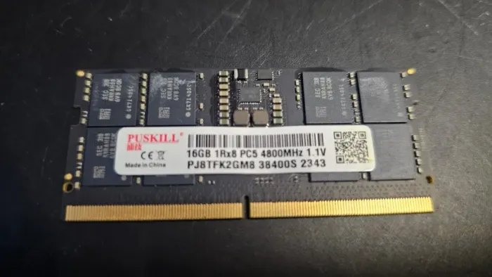 Memória RAM Fuse 16GB DDR5 4800MHz Notebook | SODIMM (tenho 2 unidades)