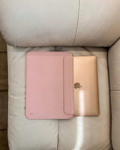 Capa Case Wiwu para Notebook de até 12 Polegadas Rosê