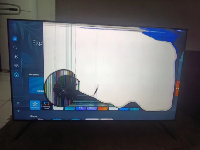Tv smart 55 para retirada de peças ou não