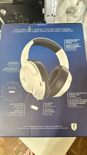 FONE DA RAZER BRANCO, NUNCA USADO!